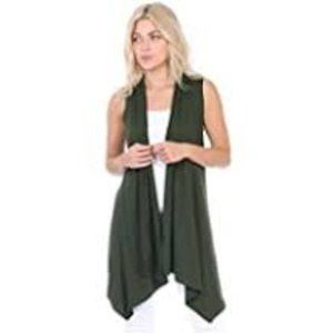 82 Days Casual Sleeveless Long Summer Cardigan